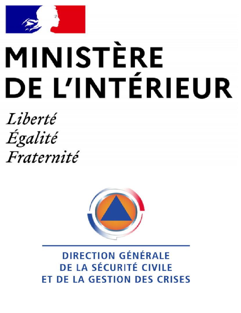 Logo Ministère de l'intérieur et dgscgc